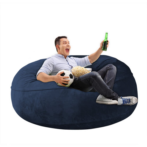 Trule Jumbo Bean Bag Cover Soft And DIY 2Way Zipper For Easy